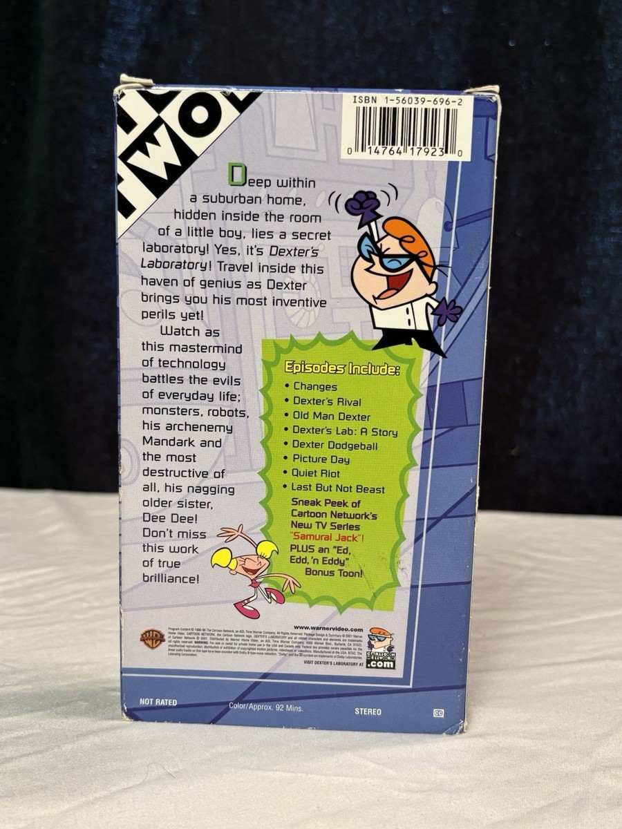 Dexters Laboratory - Greatest Adventures (VHS, 2001, Slipsleeve