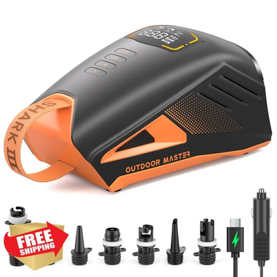 #ad OutdoorMaster Shark 3 Electric SUP Pump 20PSI Rechargeable Air Pump $229.99