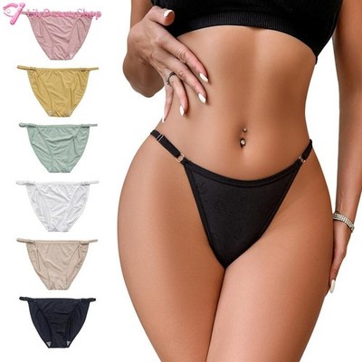 6PCS/LOT Sexy Womens String Bikinis Panties Ladies Briefs Underwear Lingerie Set