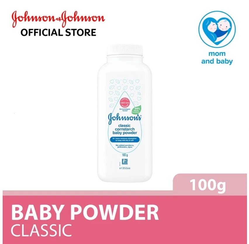 PACK OF 3 Johnson's Talcum Baby Powder Original Scent 100gm - NEW FREE SHIPPING - Image 3 of 3