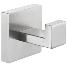 Bathroom Towel Hook Brushed Nickel SUS304 Stainless Steel Hand Rack Square Coat