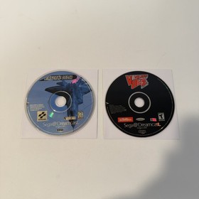 Sega Dreamcast Console Bundle Controller Memory Card AirForce Delta Vigilante 8