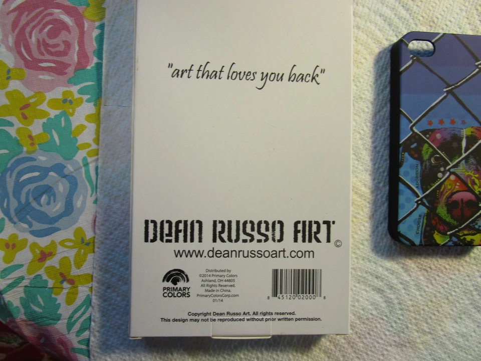 ОФИЦИАЛЬНЫЙ DEAN RUSSO [СОБАКА ЗА ЗАБОРОМ] ЖЕСТКИЙ ЗАДНИЙ ЧЕХОЛ ДЛЯ APPLE iPHONE 4 - Изображение 4 из 4