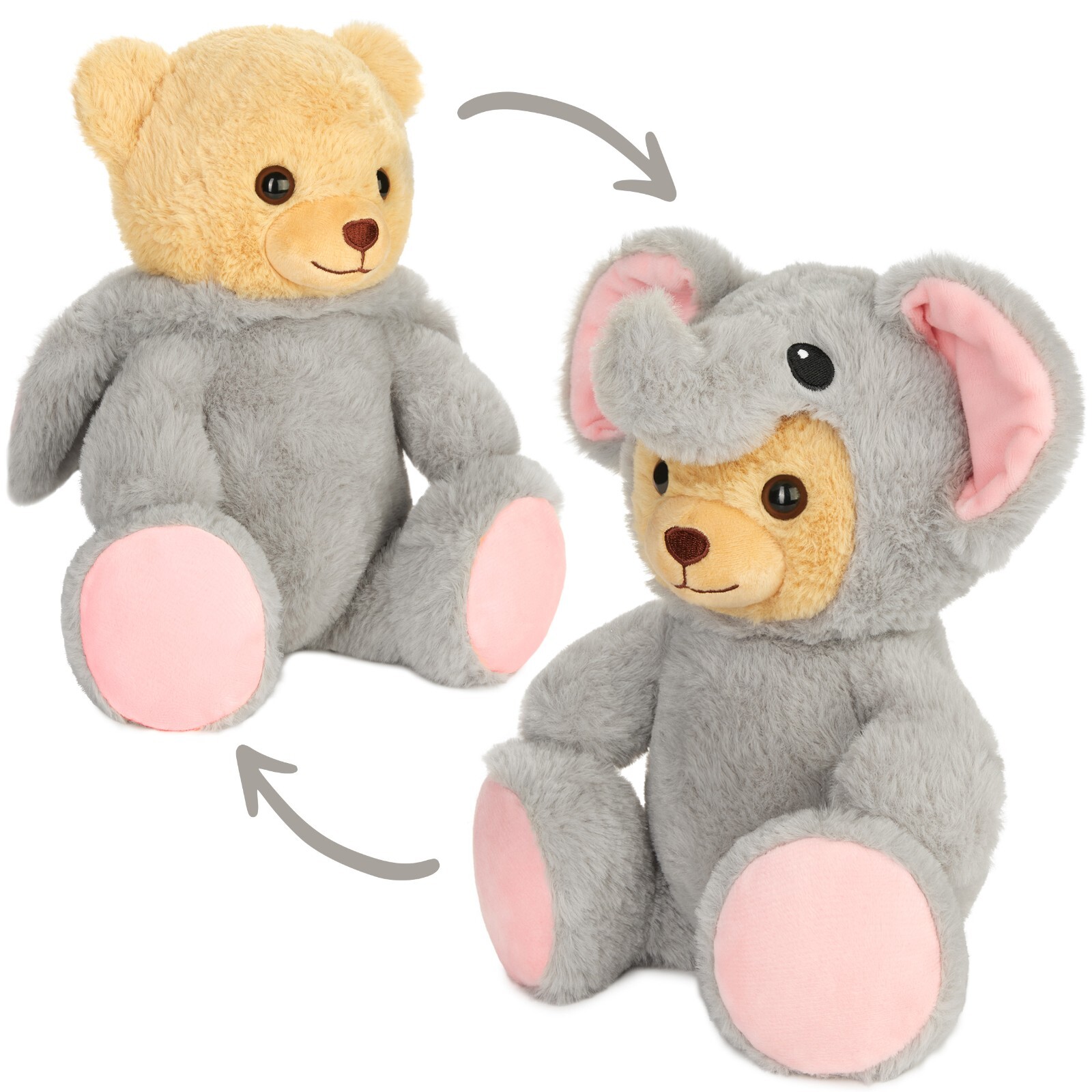 Oso Peluche Disfraz de Elefante Osito Disfrazado 25CM BRUBIES Osos Coleccionable