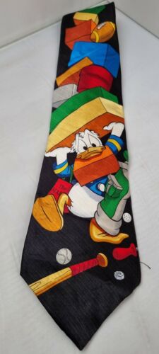 Mickey Unlimited Donald Duck Sport-Krawatte aus Seide (T32) - Bild 1 von 7