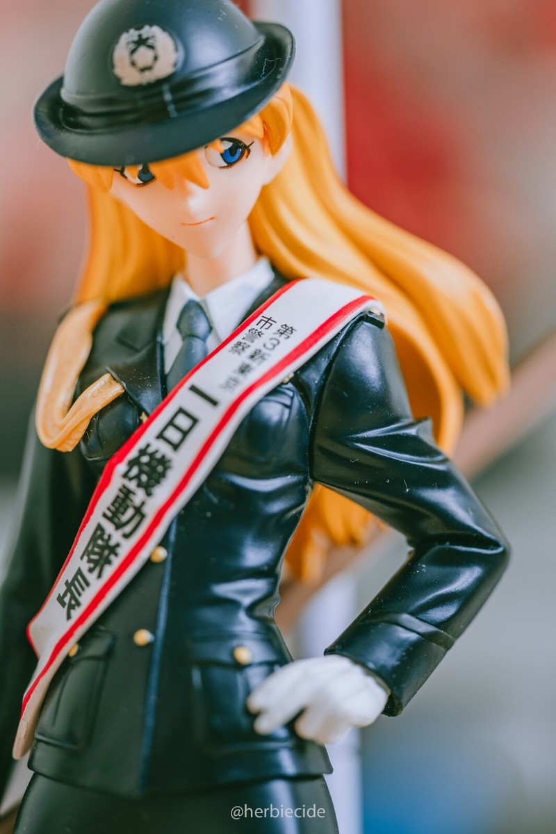 Sega Prize Figure Evangelion Eva Asuka Langley Police Tokyo