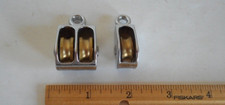 Brass Pulleys-1 Double (1 W) and 1 Single-New...