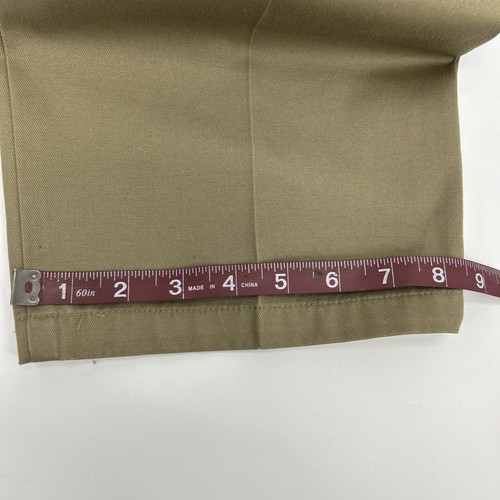 Dockers Signature Khaki D3 Pants Mens Beige 32X34 Classic Fit Flat Front NEW - 第 13/14 張圖片