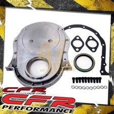 For 1966-90 Chevy Big Block 396-402-427-454 Al Timing Chain Cover Set - Polished For 1966-90 Chevy Big Block 396-402-427-454 Al Timing Chain Cover Set - Polished