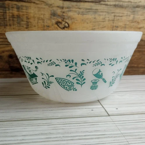 Vintage Federal American Homestead Heat Proof Bowl Federal Glass