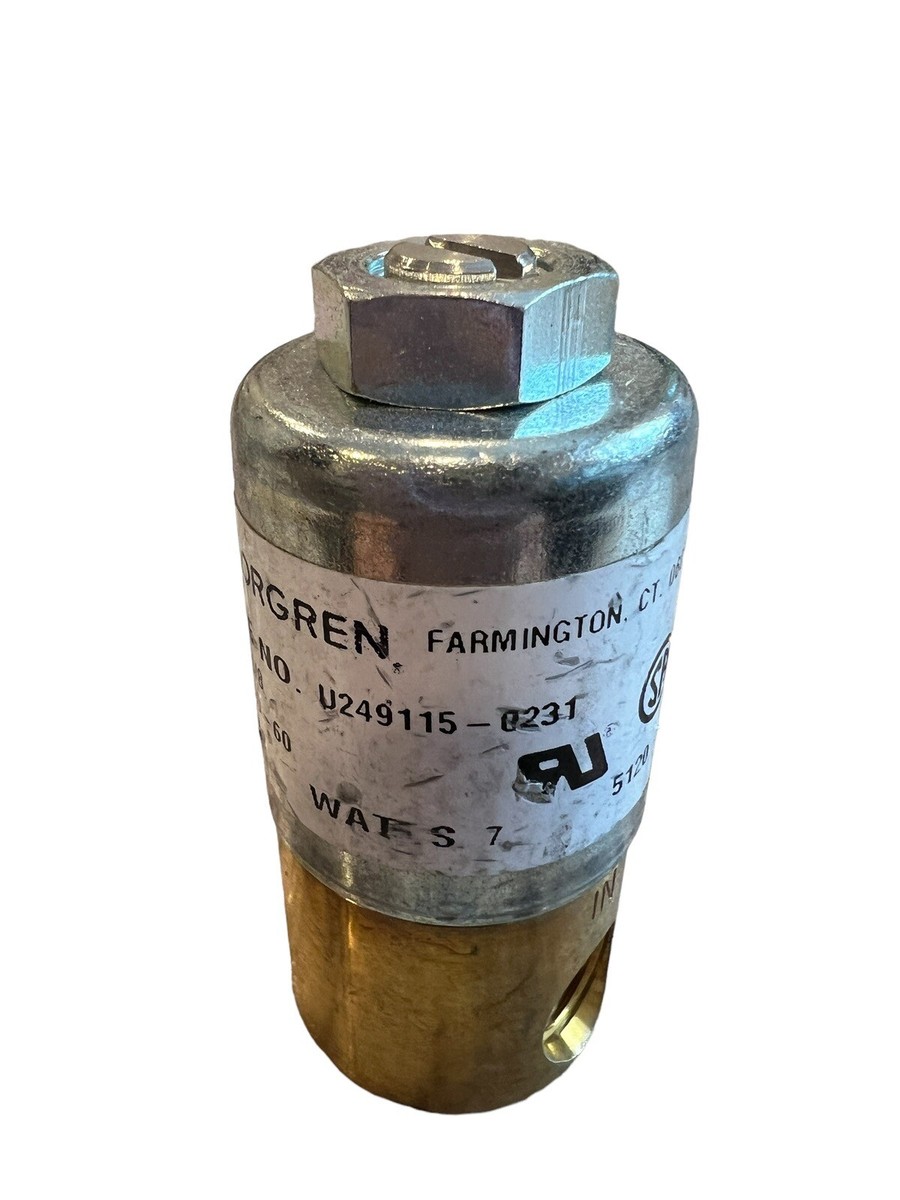 NEW IMI NORGREN VALVE U249115-0231 120/60 Volts, Orifice 1/8, 7