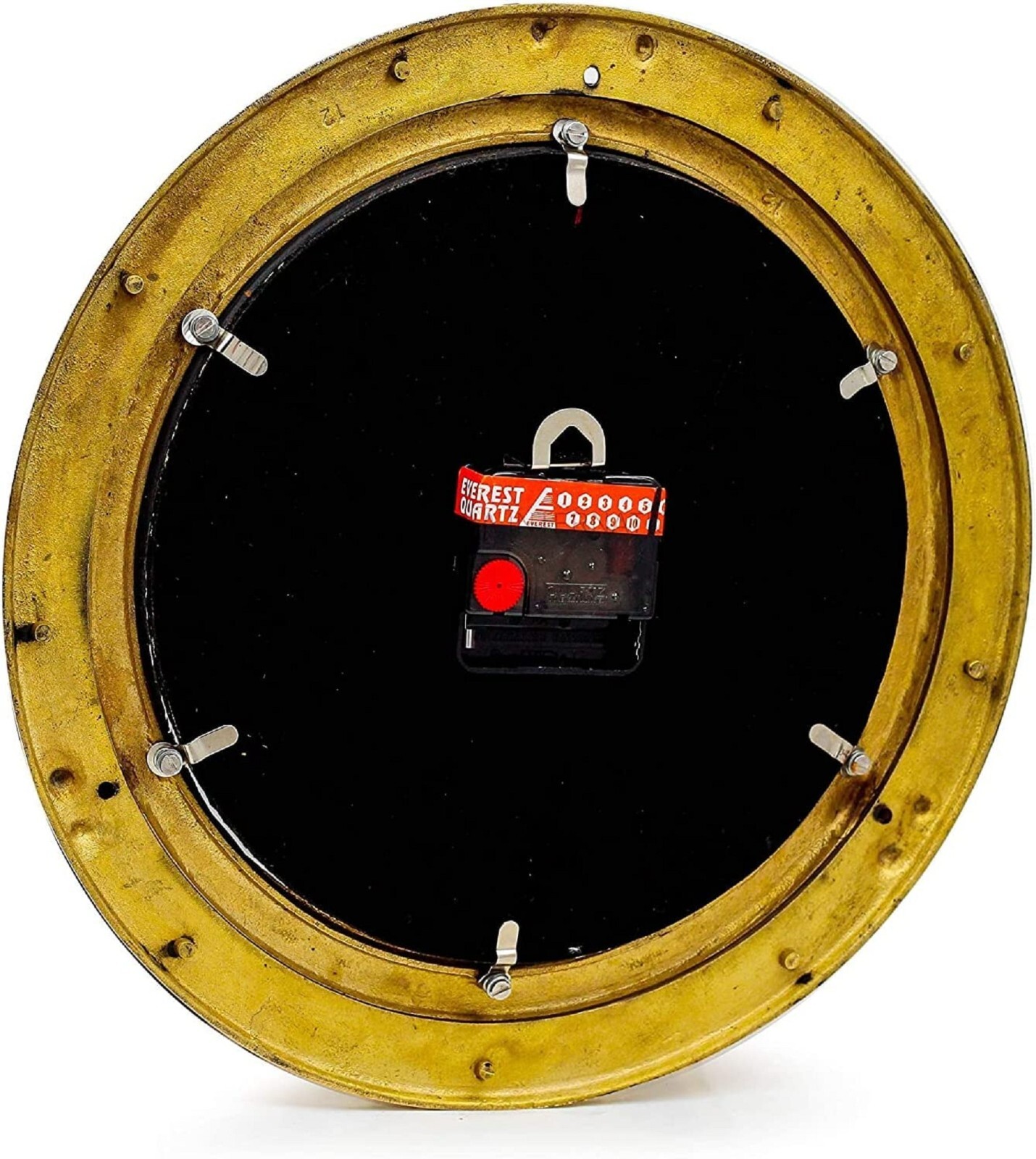 Brass Antique Navigation Marine Ship Porthole Brass Wall Decor Clock 9 inch  XSA