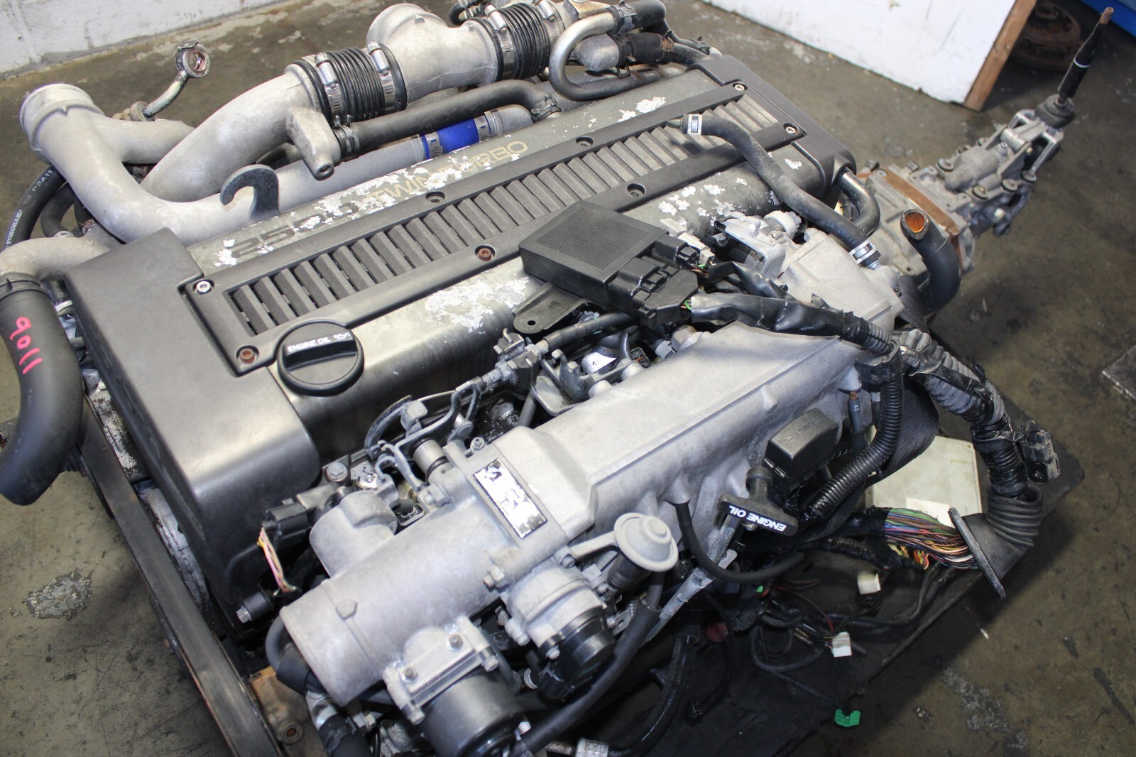 JDM TOYOTA 1JZ-GTE NON VVTI 2.5L ENGINE MOTOR R154 5 SPEED TRANSMISSION ...