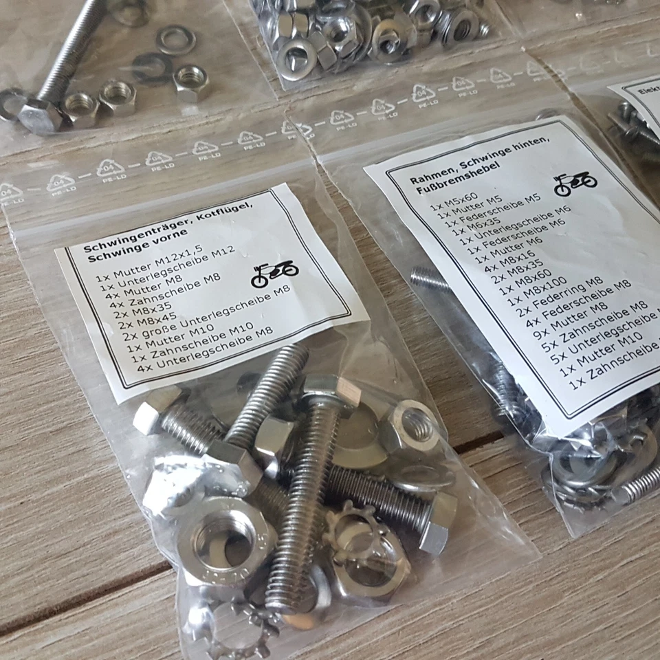 ✅Simson Star SR4-2 EDELSTAHL Schraubenset Schraubensatz - Bild 2 von 4