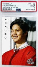 2018 Leaf Premier Rookies Shohei Ohtani RC Rookie  Card #PR-02 PSA 10 💎