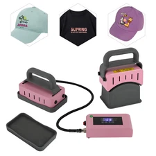 300W T-Shirts Cap Heat Press Machine Electric Hat Heat Press Machine 0-400??F