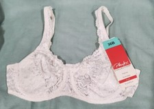 Vintage NWT Playtex Secrets Bra 36B Style 4233 Full Figure White Lace NOS