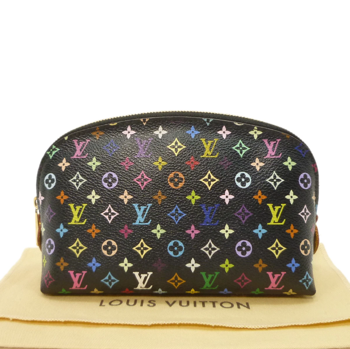 LOUIS VUITTON POCHETTE COSMETIC POUCH PURSE MULTI COLOR M47355 SR4192 A53321