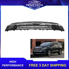 Front Bumper Grille Lower Grill W/ Chrome Trim Fits 2020-2023 GMC Acadia Denali