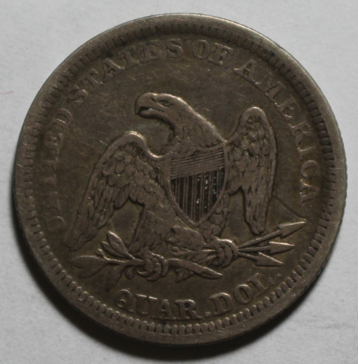 1855 Seated Quarter 7A | eBay