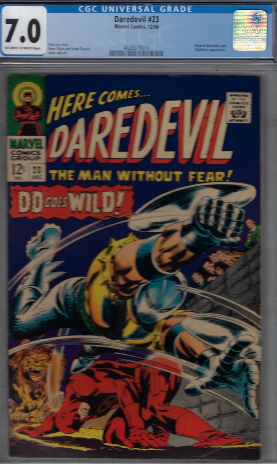 デアデビル #23 グラディエーター ❗️アメコミリーフ・ヴィンテージ Daredevil #23 Value - GoCollect