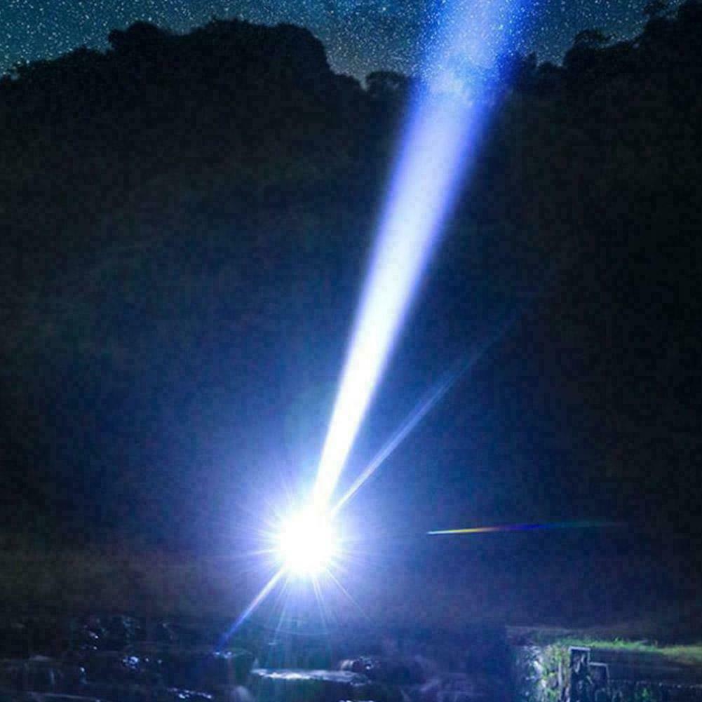 Super Bright 12000000LM Torch 8 LED Flashlight USB Rechargeable Tactical - Picture 9 of 10