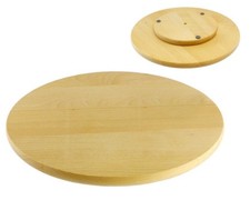 Rotating Board Lazy Susan Round Circular Wooden Swivel Serving Pizza Cake 30 cm