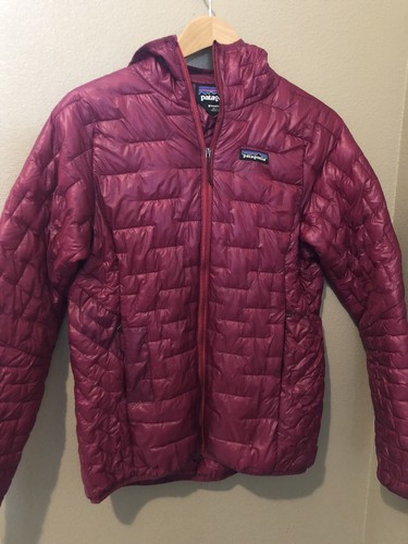 Micro Puff Hoody Pink Jacket Medium 