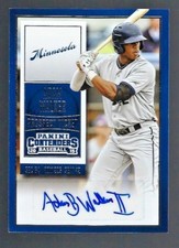 2015 Panini Contenders Prospect Ticket Autograph Adam Walker