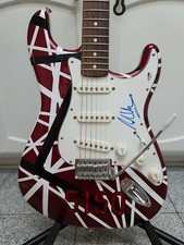 Eddie Van Halen Signed Autographed Frankenstrat Fender Guitar Psa Certified!!