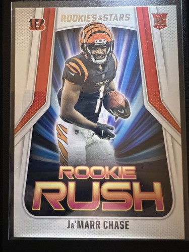 Ja'Marr Chase 2021 Rookies & Stars Rookie Rush RC Bengals #RR-7 - 第 1/2 張圖片