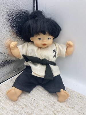 JMB Mikkel Jacobsen Chopstick Kids Asian Girl Doll Mieler Doll 9 VTG 80 S