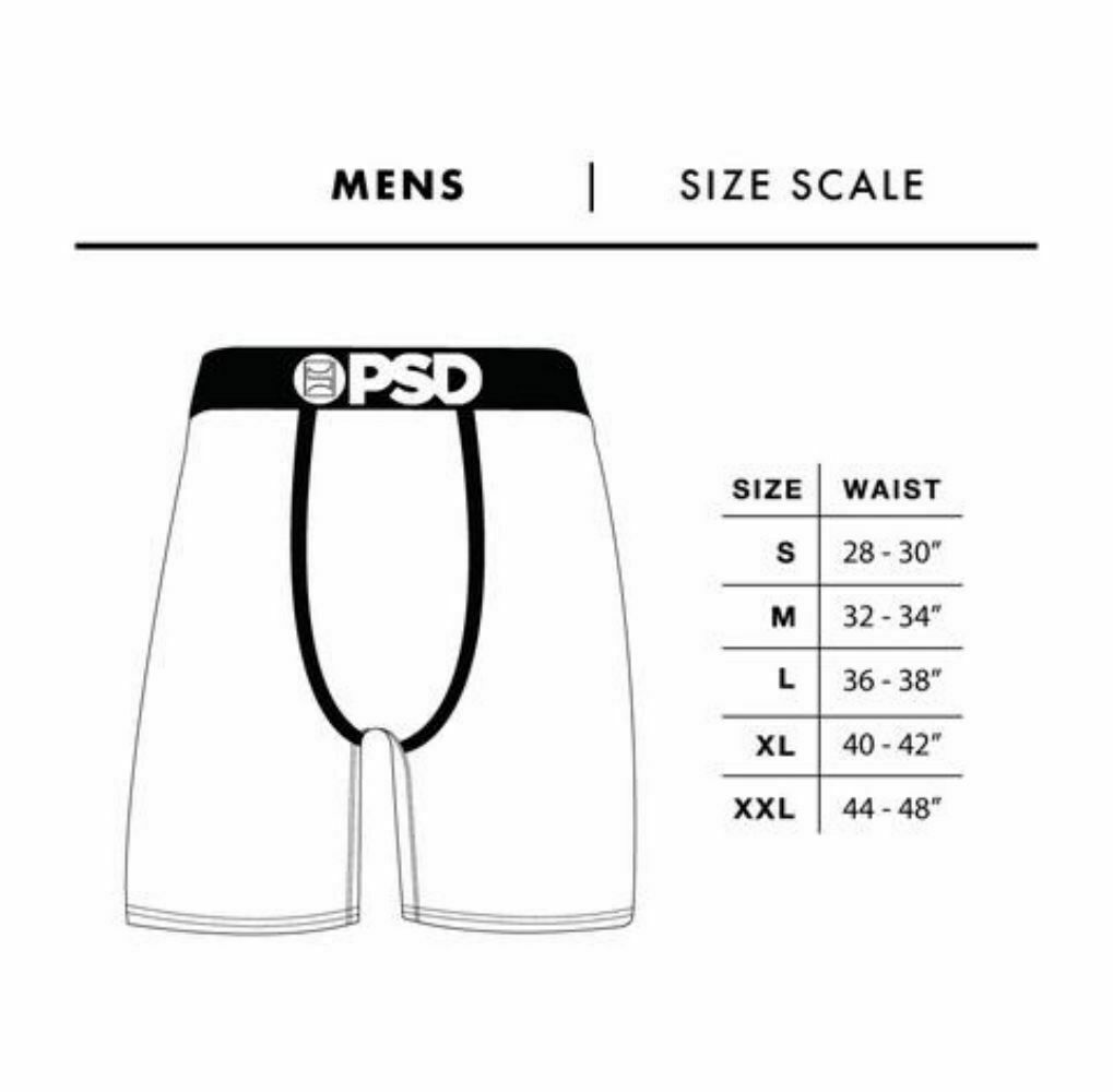 PSD 3 Pack Mens Boxer Briefs The Tropics Size X LARGE (40 to 42)