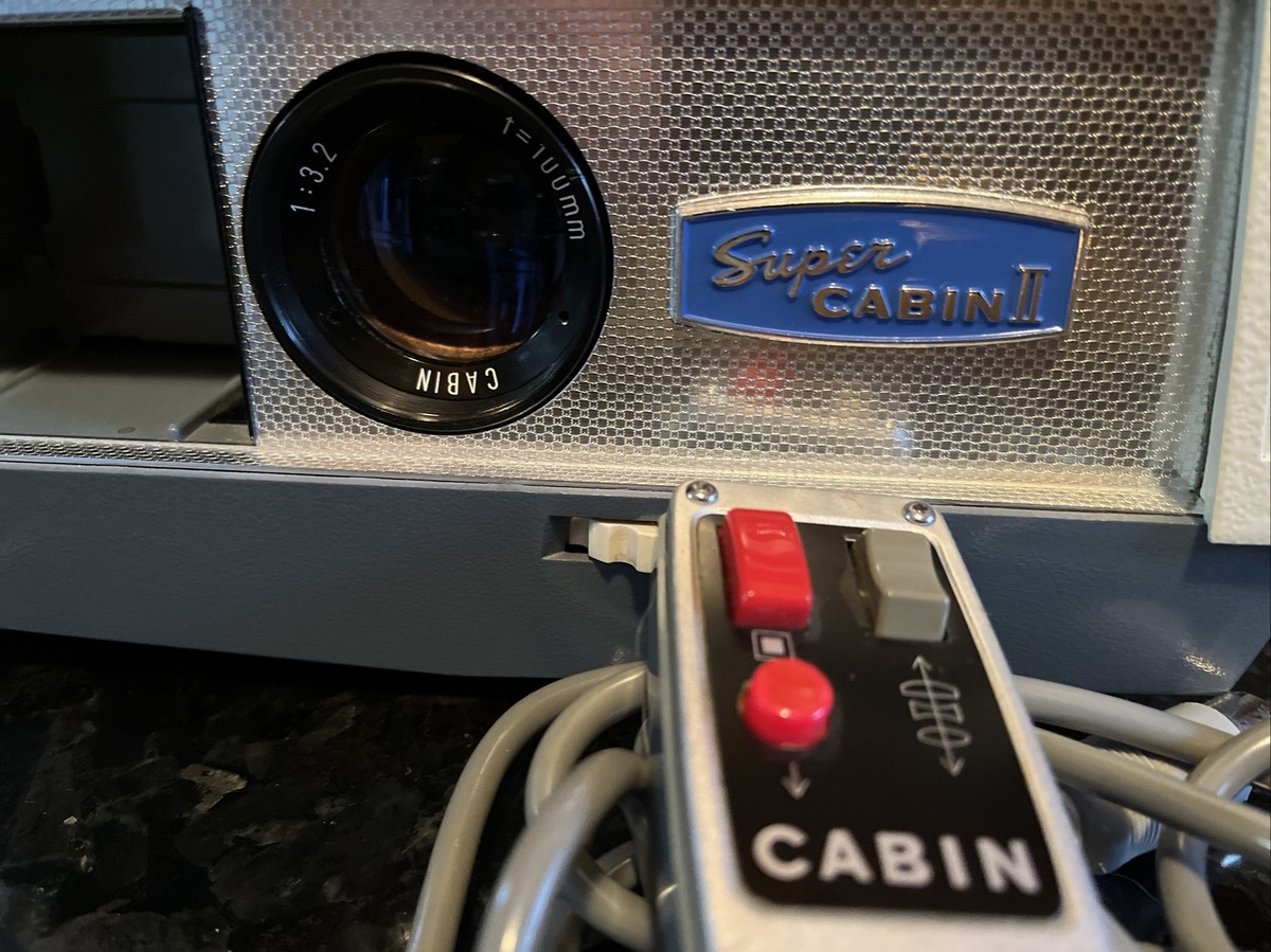 CABIN AF-250 SLIDE PROJECTOR マウント付き　動作品 CABIN AF-250 SLIDE PROJECTOR マウント付き 動作品