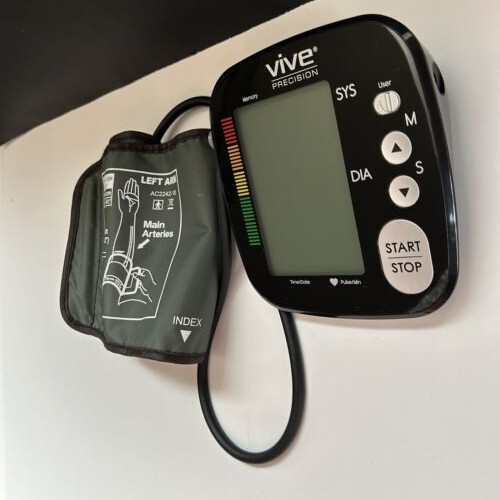 Vive Health Precision Blood Pressure Monitor Black Upper Arm Adult modelDMD1001 - Picture 3 of 12