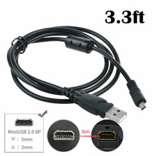 Fite ON USB Battery Charger Data Cable Cord For Nikon Coolpix S4100 S2800 Camera
