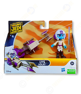 Star Wars Jung Jedi Adventures Hasbro Lys Solay & Speeder Bike