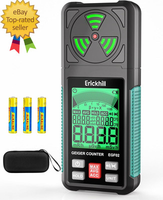 Geiger Counter, Electromagnetic Nuclear Radiation Detector, Portable Beta Gamma 