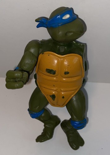 TMNT Mutations Mutatin Pizza Ninja Star Vehicle Accessory 1992 Broken LEO Figure - Picture 3 of 7