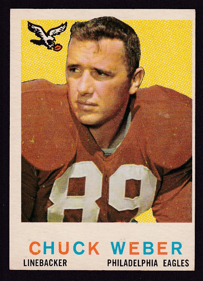 1959 TOPPS CHUCK WEBER CARD NO:94 NEAR MINT CONDITION | eBay