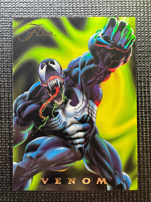 #ad #ad 1994 Marvel Flair Annual Power Blast Venom #7 Pack Fresh Clean $15.99