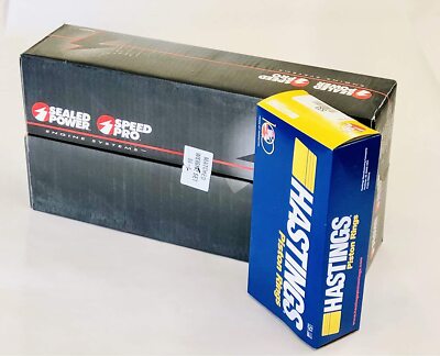 Silvolite Flathead Piston Set (8) For 1939-1953 Ford Mercury 239 – .040 Oversize, With Pins