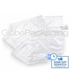 1000 x Grip Seal Resealable Poly Bags 4" x 5.5" - GL6