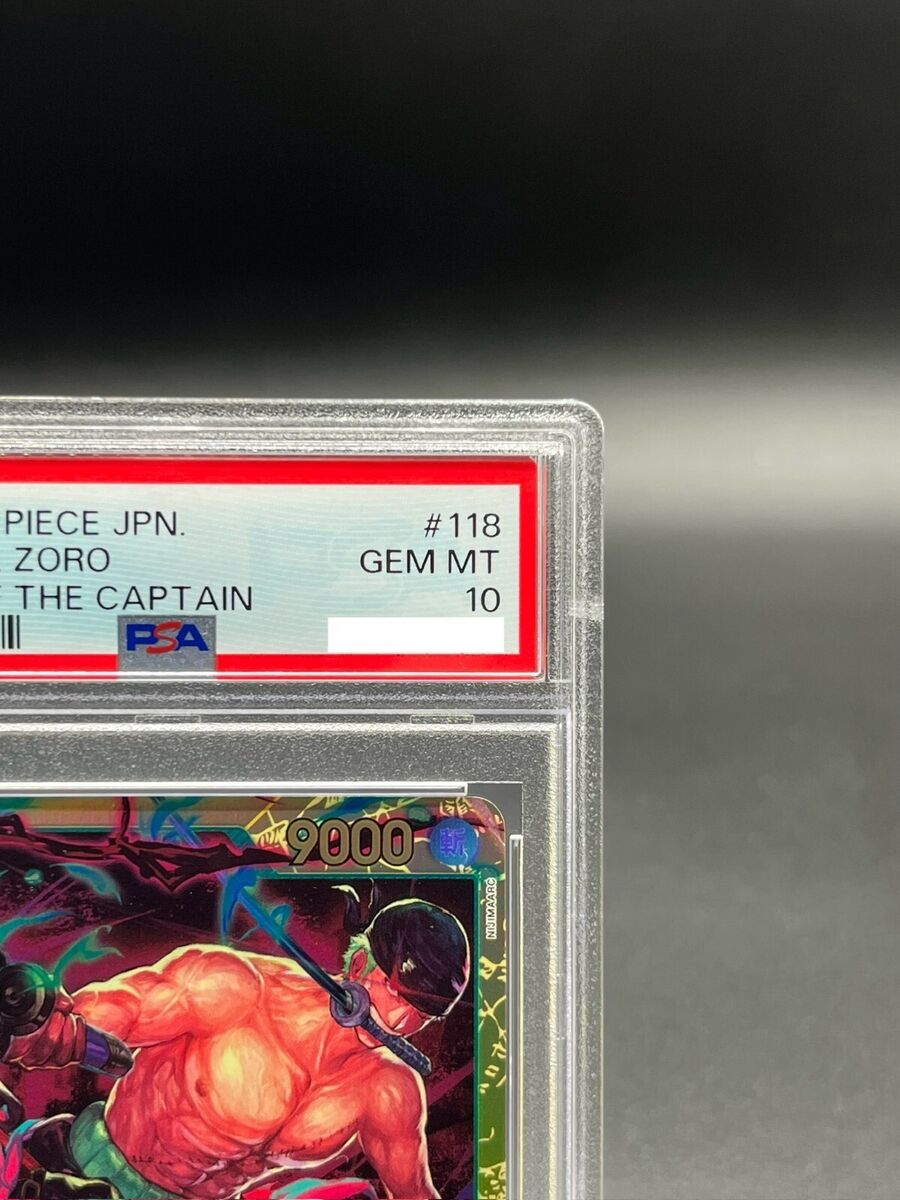 PSA 10 Roronoa Zoro OP06-118 SEC Parallel Set ONE PIECE Card PSA 10 Roronoa Zoro OP06-118 SEC Parallel Set ONE PIECE Card