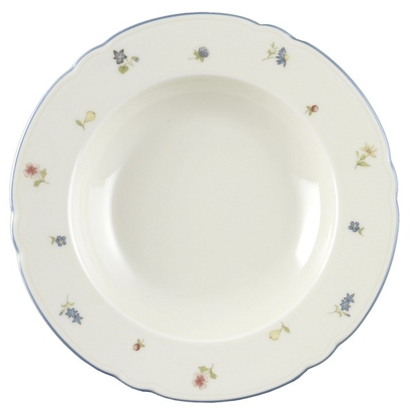 Seltmann Marie Luise Suppenteller Suppentasse Porzellan Elfenbeinfarben Ø 23 Cm-image