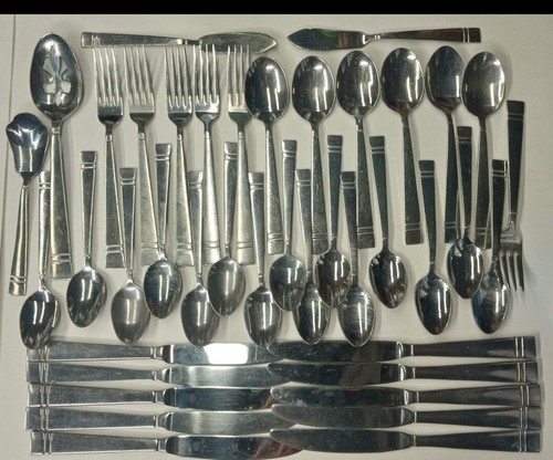 Pfaltzgraff Passage Flatware Lot 45 Pc - Picture 6 of 6