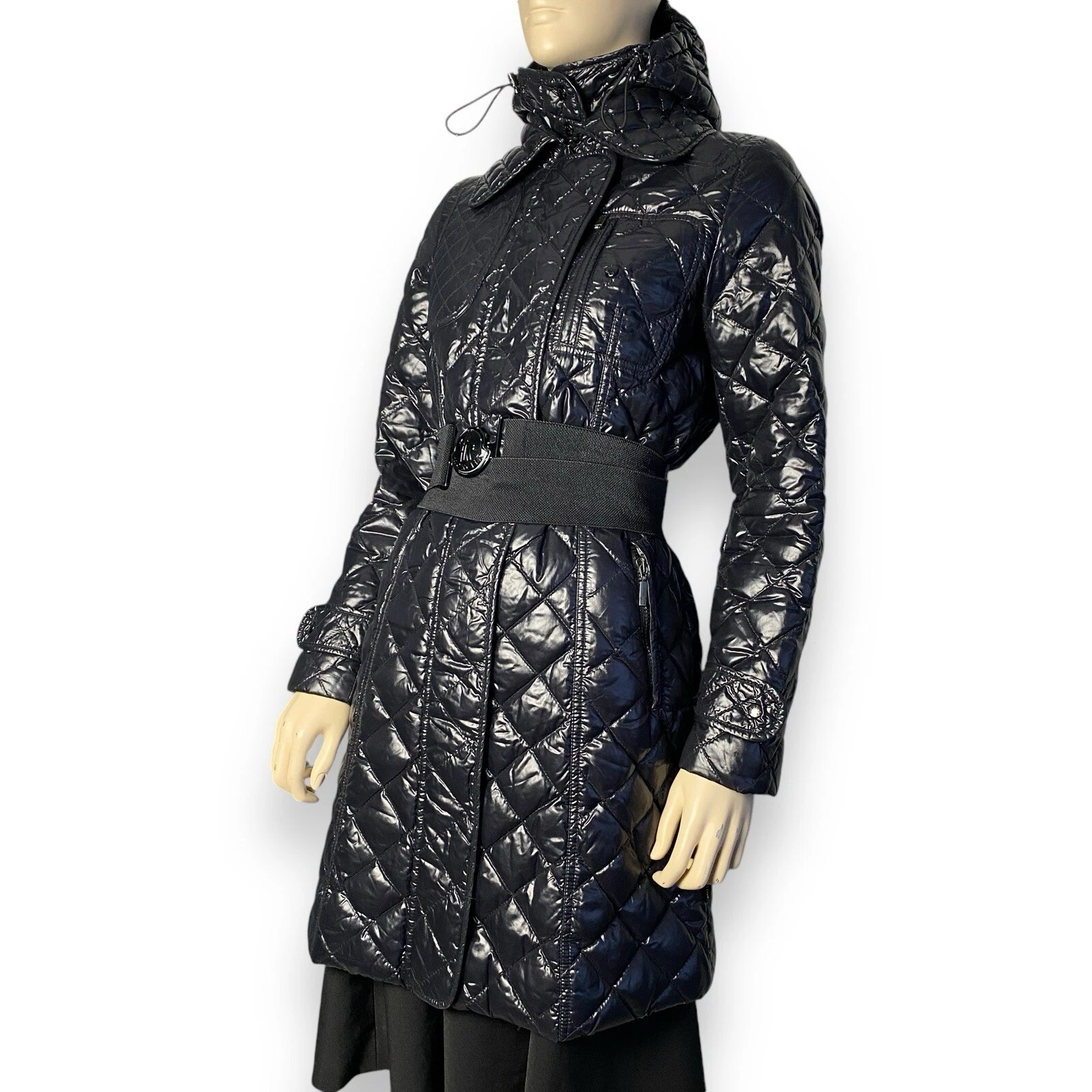 Moncler Montagris cappotto trapuntato donna piumino lana leggero taglia 1 XS S