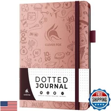 Clever Fox Dotted Journal 2.0 – Compact Planning and Sketching Dot Grid Noteb