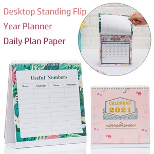 Plan Paper Cute Desk Calendar Year Planner 2021 Calendar ...