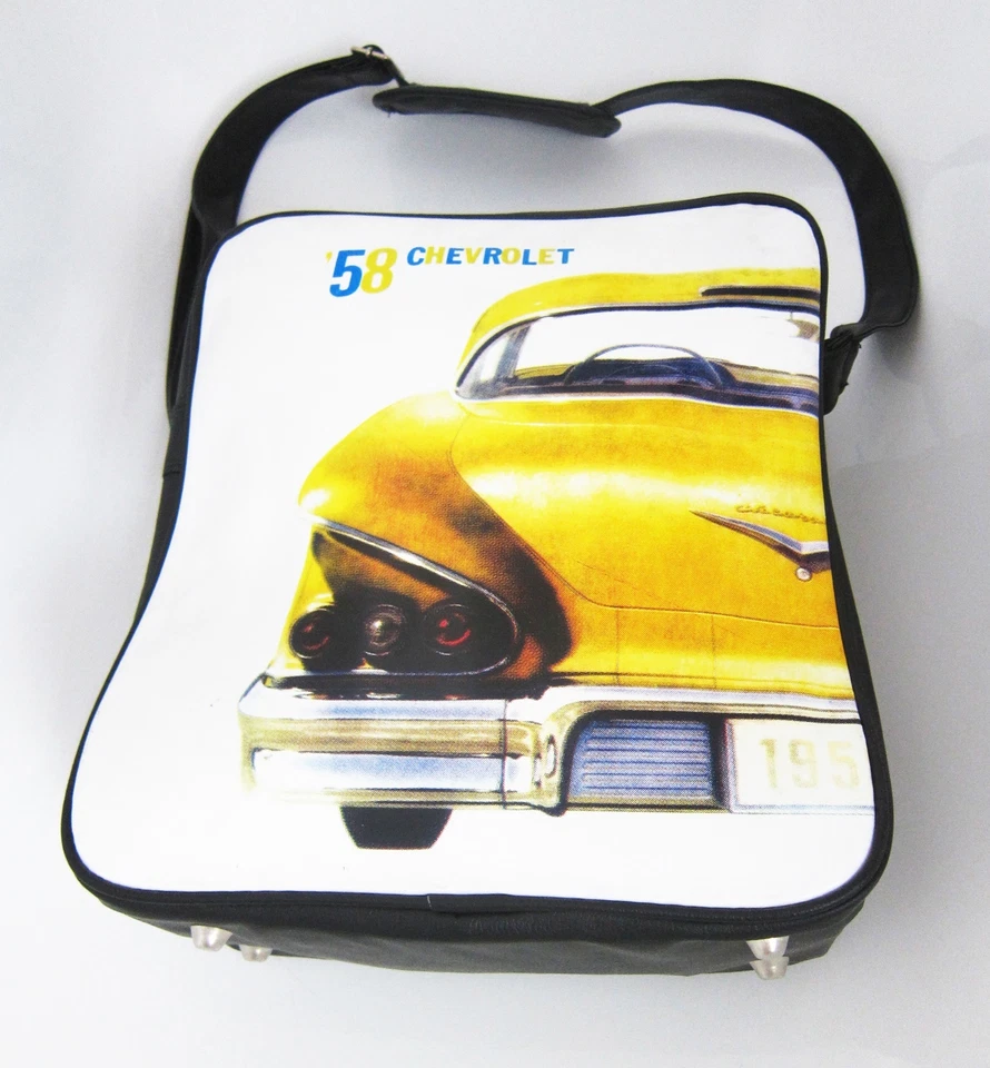 Retro Übernachtung/Fitnessstudio/Holdall/Flug/Sporttasche/Chevrolet